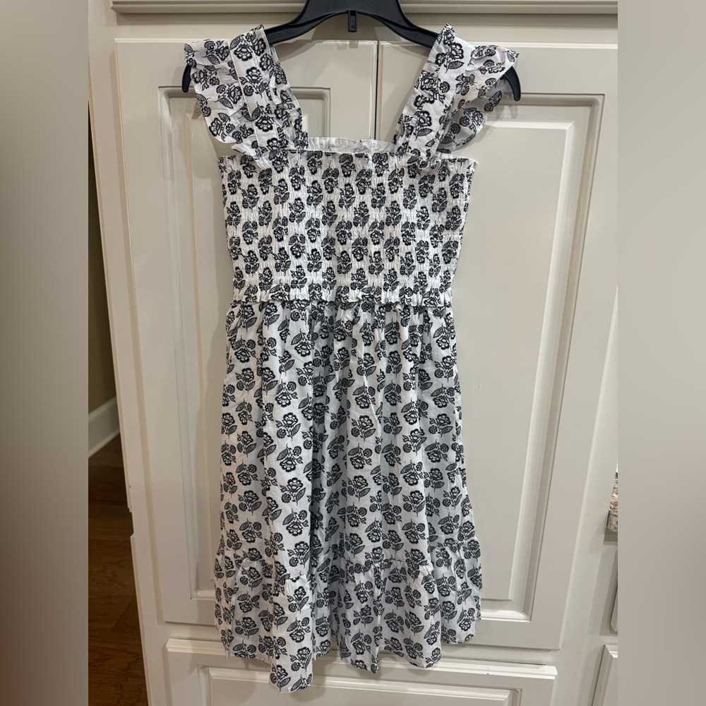 New With Tags Janie & Jack The Emily Floral Woodblock Smocked Sundress- Sz 12